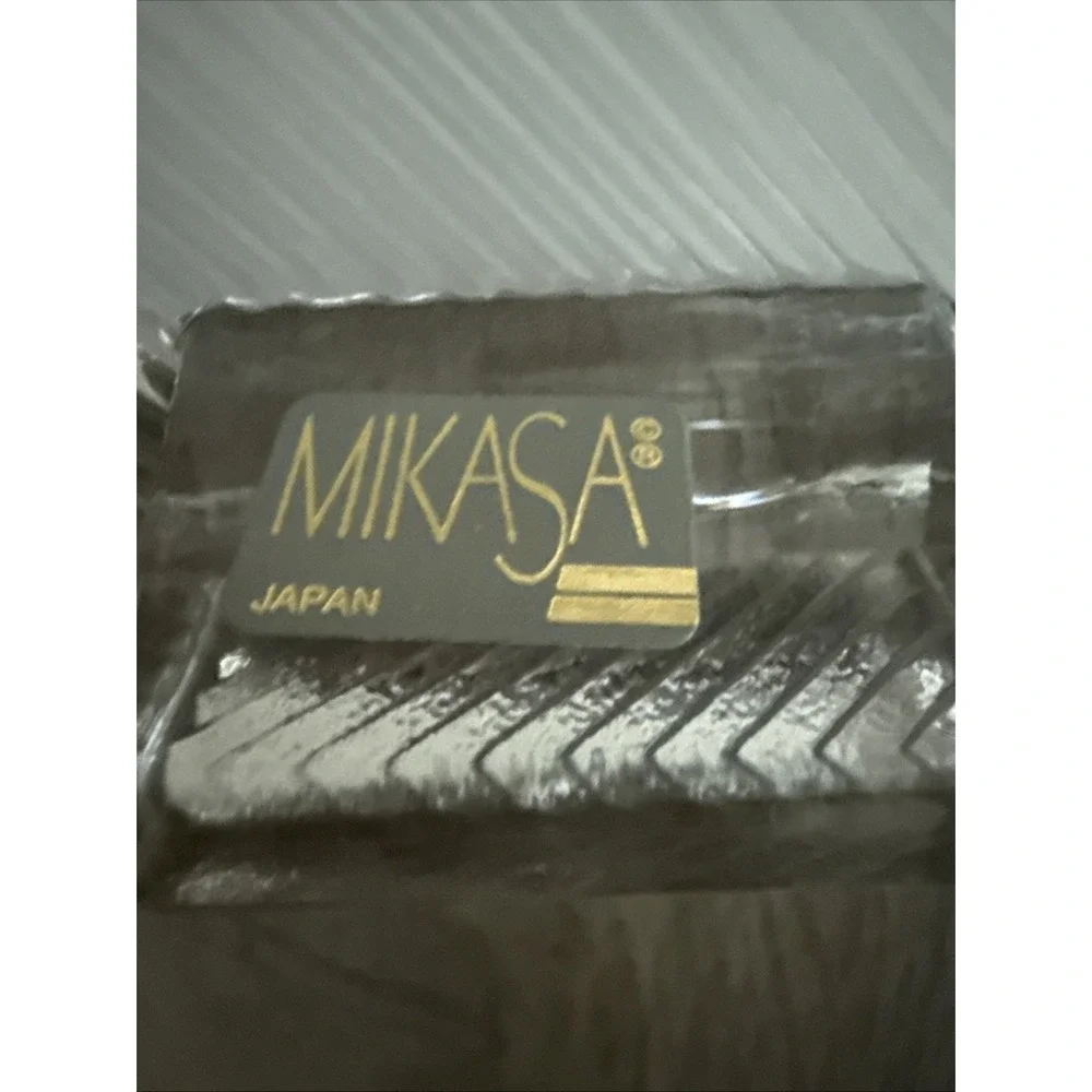 NEW Mikasa Crystal Wave PatternNew With‎ Tag & Box Picture Frame 4 X 3